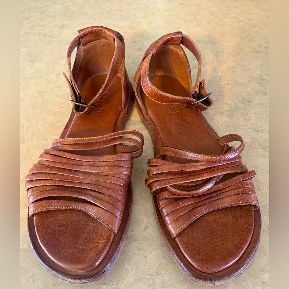 BED|STU Lilia Sandal in Brown | Genuine Leather | Women’s Size 10